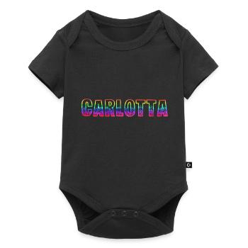 carlotta rs rainbow - Baby Premium short-sleeve bodysuit - black - Front