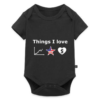 The Stock Market Millionaire - Baby Premium short-sleeve bodysuit - black - Front