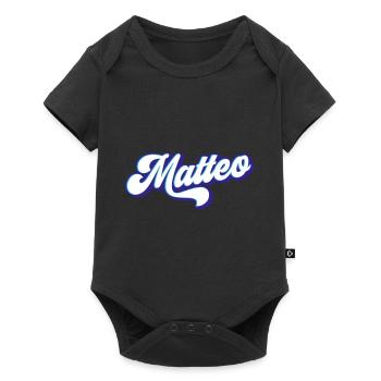Matteo | Couleurs changeantes - Body à manches courtes Premium Bébé - noir - Devant
