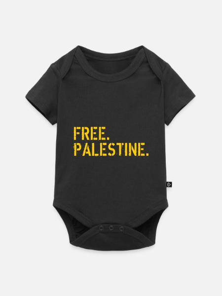 Befreit Palästina - Baby Premium Kurzarmbody - Schwarz