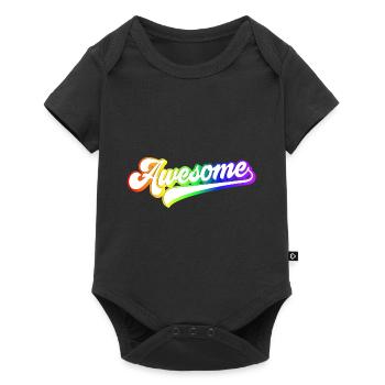 Awesome LGBTQ Pride | Show pride and diversity - Baby Premium short-sleeve bodysuit - black - Front