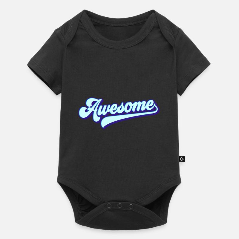 Awesome | Farben änderbsr - Baby Premium Kurzarmbody - Schwarz