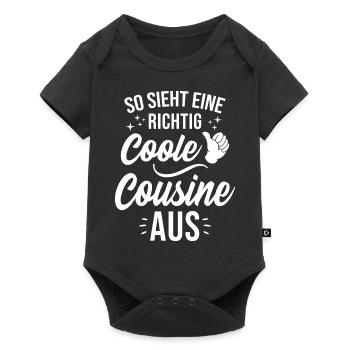 Voilà à quoi ressemble un cousin vraiment cool - Body à manches courtes Premium Bébé - noir - Devant