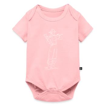 Firefighter Mrs. Firefighter 112 - Baby Premium short-sleeve bodysuit - rose - Front