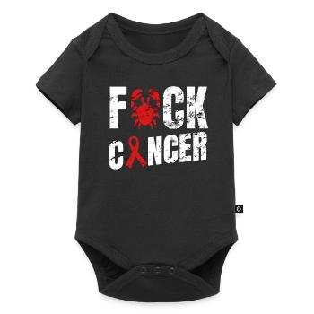 Shit Cancer Sickness Tumor Cancer - Baby Premium short-sleeve bodysuit - black - Front