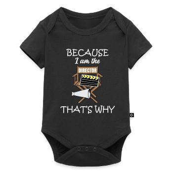 Film director film director - Baby Premium short-sleeve bodysuit - black - Front