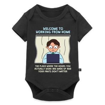Bienvenue au travail de design pour Proud Pinoys - Body à manches courtes Premium Bébé - noir - Devant