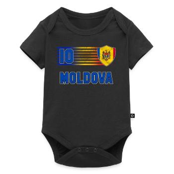 Moldavie - Body à manches courtes Premium Bébé - noir - Devant
