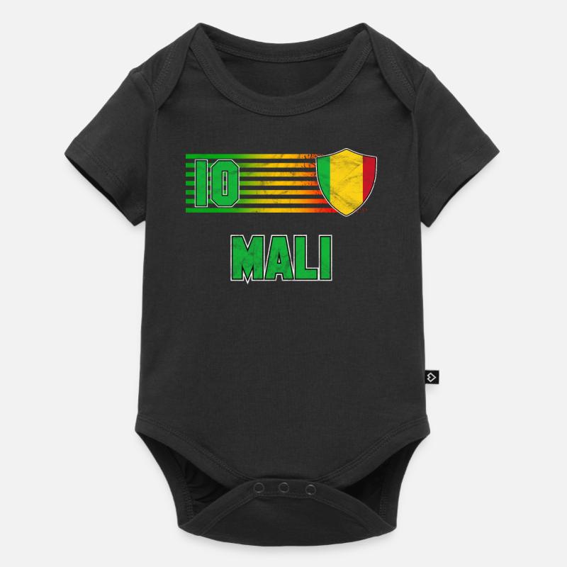 Mali - Body à manches courtes Premium Bébé - noir