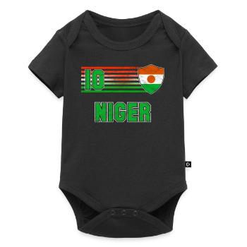 Niger - Baby Premium short-sleeve bodysuit - black - Front