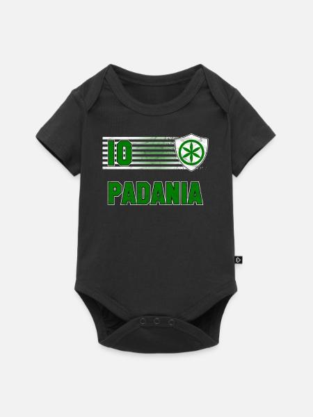 Padanien - Baby Premium Kurzarmbody - Schwarz