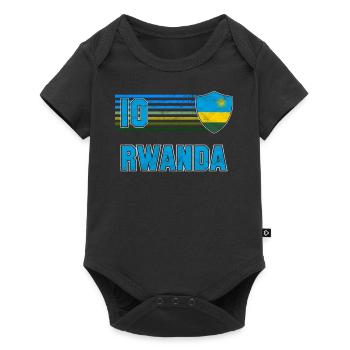 Rwanda - Body à manches courtes Premium Bébé - noir - Devant