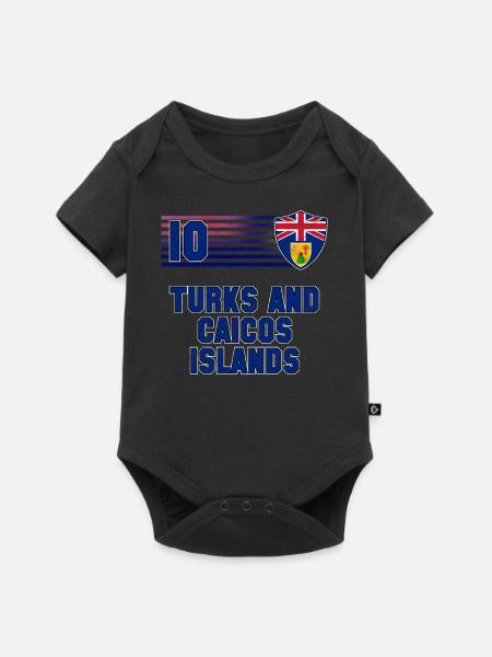 Turks und Caicosinseln - Baby Premium Kurzarmbody - Schwarz