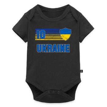 Ukraine - Body à manches courtes Premium Bébé - noir - Devant