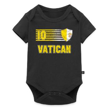 Vatican - Baby Premium short-sleeve bodysuit - black - Front