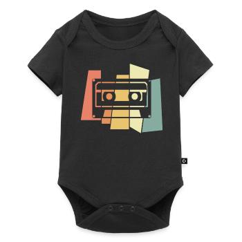 Cassette - Body à manches courtes Premium Bébé - noir - Devant