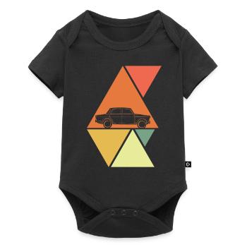 Auto - Baby Premium Kurzarmbody - Schwarz - Vorne