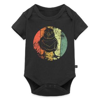 Les poussins - Body à manches courtes Premium Bébé - noir - Devant