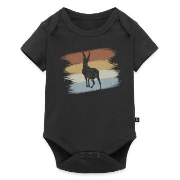 Capricorne - Body à manches courtes Premium Bébé - noir - Devant