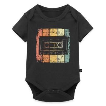 Cassette - Body à manches courtes Premium Bébé - noir - Devant