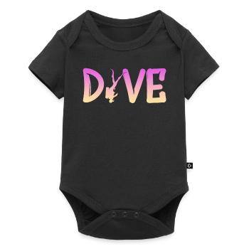tauchen - Baby Premium Kurzarmbody - Schwarz - Vorne