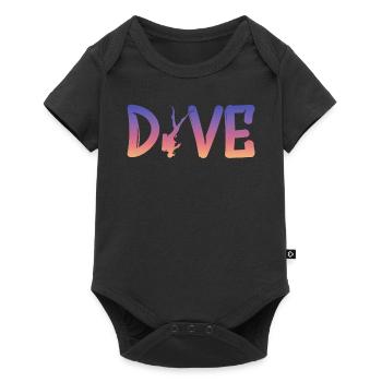 Dive, Diver, Scuba Diving - Baby Premium Kurzarmbody - Schwarz - Vorne