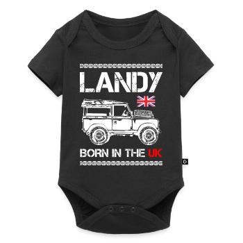 Landy Born In The UK - Baby Premium short-sleeve bodysuit - black - Front