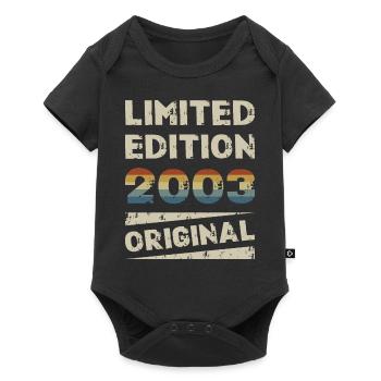 Limited Edition 21 Birthday Party Vintage 2003 - Baby Premium short-sleeve bodysuit - black - Front