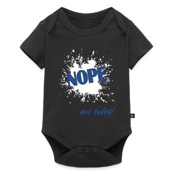 Nope - Baby Premium Kurzarmbody - Schwarz - Vorne