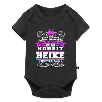 Eure Hoheit - Heike - Baby Premium Kurzarmbody - Schwarz - Vorne