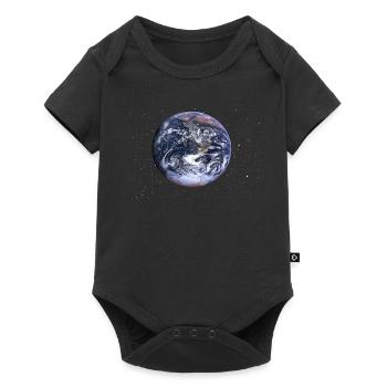 Earth / space / star - gift idea - Baby Premium short-sleeve bodysuit - black - Front