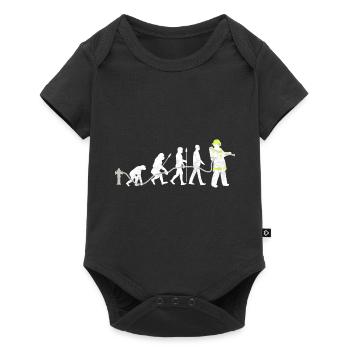 Firefighter firefighter gift volunteered - Baby Premium short-sleeve bodysuit - black - Front