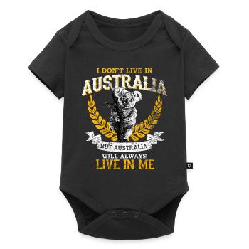Australie - Body à manches courtes Premium Bébé - noir - Devant