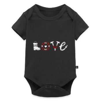 fire Department - Baby Premium short-sleeve bodysuit - black - Front