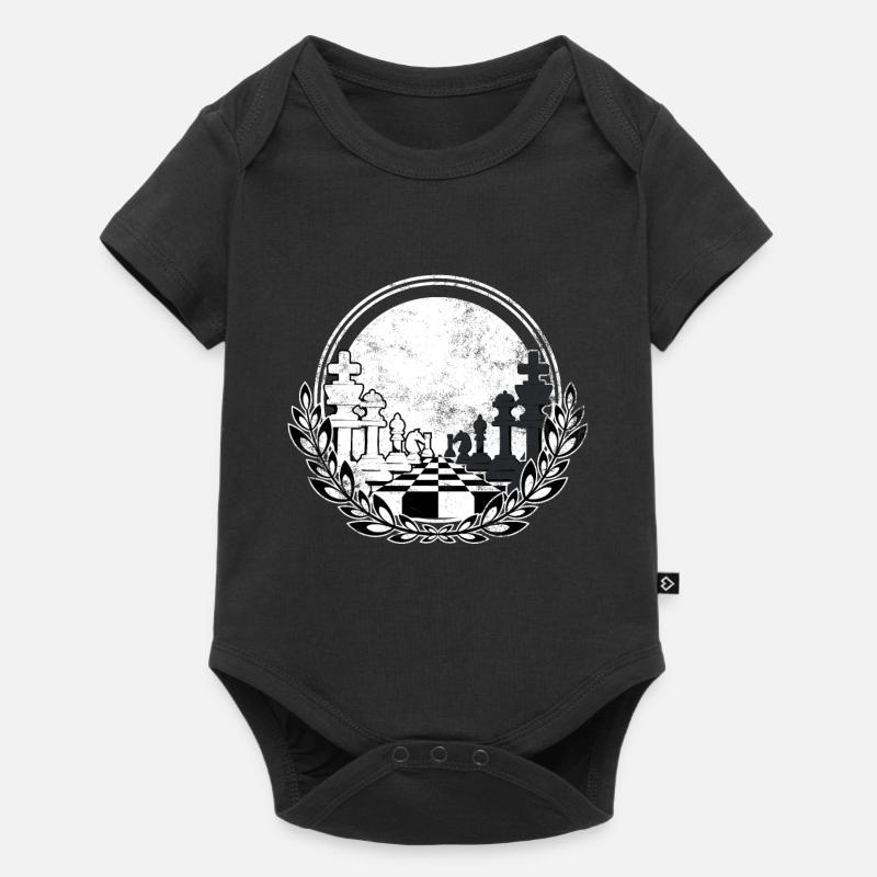chess - Baby Premium short-sleeve bodysuit - black