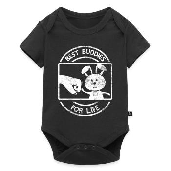 Hare - Baby Premium short-sleeve bodysuit - black - Front