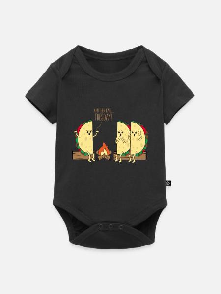 taco - Baby Premium Kurzarmbody - Schwarz