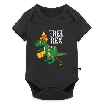 noël cadeau drôle - Body à manches courtes Premium Bébé - noir - Devant