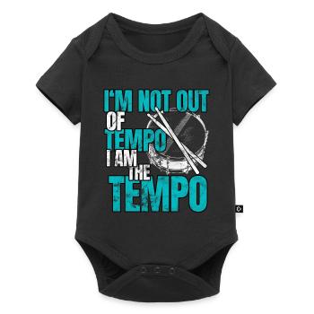 Drums - Baby Premium short-sleeve bodysuit - black - Front