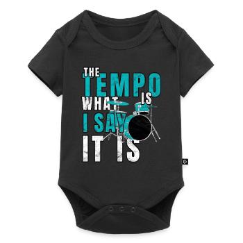 Drums - Baby Premium short-sleeve bodysuit - black - Front