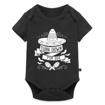 Mexicain mexicain sombrero énonciation drôle - Body à manches courtes Premium Bébé - noir - Devant