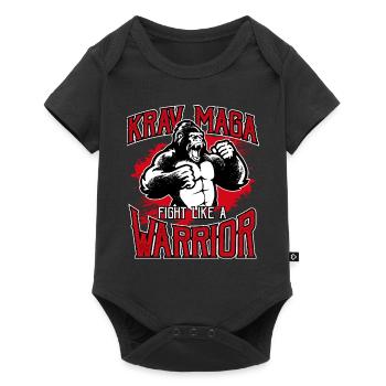 Krav Maga - Body à manches courtes Premium Bébé - noir - Devant