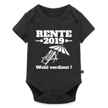 Cadeau de rente 2019 cadeau Occupation de travail - Body à manches courtes Premium Bébé - noir - Devant