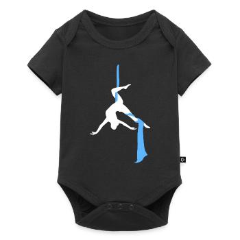 Aerial Yoga - Body à manches courtes Premium Bébé - noir - Devant
