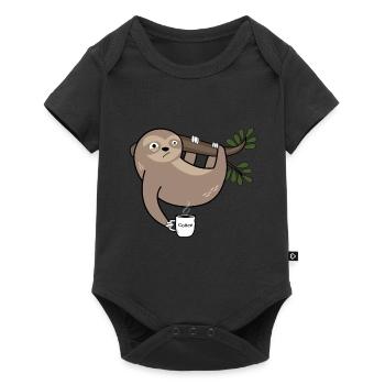 Sloth Coffee Mug Office Colleague - Baby Premium short-sleeve bodysuit - black - Front
