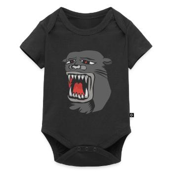 Black Panther head tattoo tattoo artist gift - Baby Premium short-sleeve bodysuit - black - Front