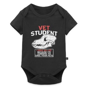 Veterinary Veterinarian Student Study Gift - Baby Premium short-sleeve bodysuit - black - Front