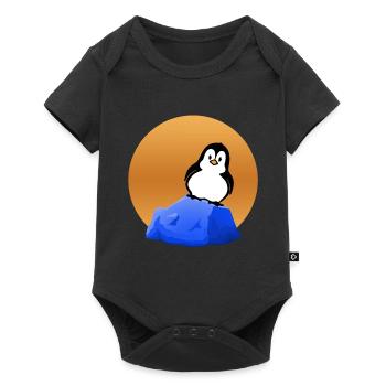 Pingouin sur l' - Pingouin sur l' - Body à manches courtes Premium Bébé - noir - Devant