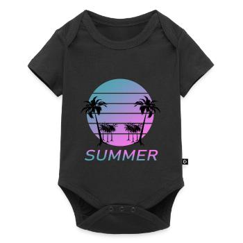 Feel the Summer - Feel the summer - Baby Premium short-sleeve bodysuit - black - Front