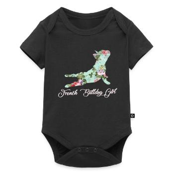 French Bulldog Girl New French Bulldog Lovers Gift - Baby Premium short-sleeve bodysuit - black - Front